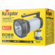 Фонарь-прожектор аккумуляторный 95 568 NPT-SP38-ACCU прожектор/кемпинг 1LED 10W+34SMD 6Вт 4хli-ion 1.2А.ч Navigator 95568