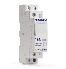 Контактор модульный 18мм 16А 230В АС 1НО 1НЗ PRIZMA TOKOV ELECTRIC TKE-PZ-MC-1-16-230-11