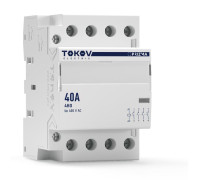 Контактор модульный 54мм 40А 230В АС 4НО PRIZMA TOKOV ELECTRIC TKE-PZ-MC-3-40-230-40