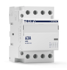 Контактор модульный 54мм 63А 230В АС 4НО PRIZMA TOKOV ELECTRIC TKE-PZ-MC-3-63-230-40
