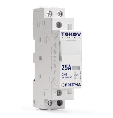Контактор модульный 18мм 25А 230В АС 2НО PRIZMA TOKOV ELECTRIC TKE-PZ-MC-1-25-230-20
