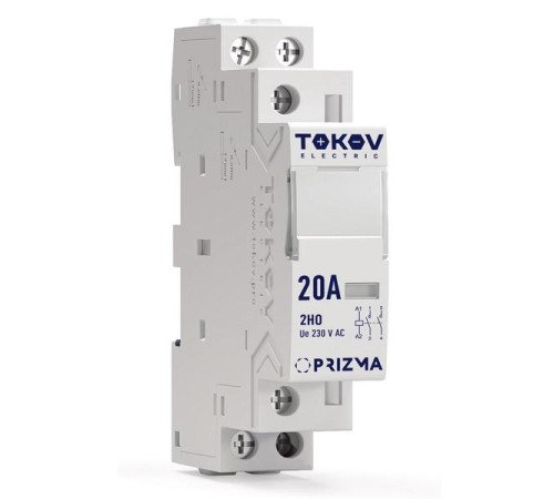 Контактор модульный 18мм 25А 230В АС 1НО 1НЗ PRIZMA TOKOV ELECTRIC TKE-PZ-MC-1-25-230-11
