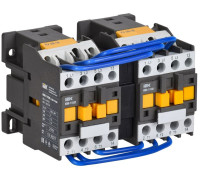 Контактор КМИ-11830 реверс 18А 400В/АС3 2НО IEK KKM13-018-400-20-1