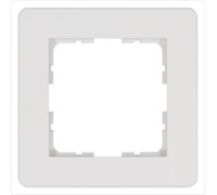 Рамка 1-м G-Flex бел. глянцевый Jasmart G1101W