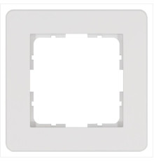 Рамка 1-м G-Flex бел. глянцевый Jasmart G1101W