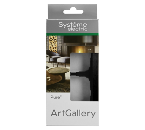 Рамка 2-м ArtGallery Pure метал. оникс SE GAL312302