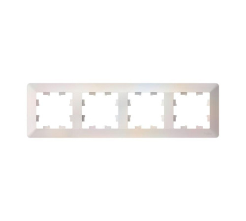Рамка 4-м AtlasDesign Air жемчуж./дым. бел. SE ATN220404