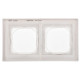 Рамка 2-м СП FLITE Рпро-2-55-ФлБ IP55 бел. IEK FI-M20-32-55-K01