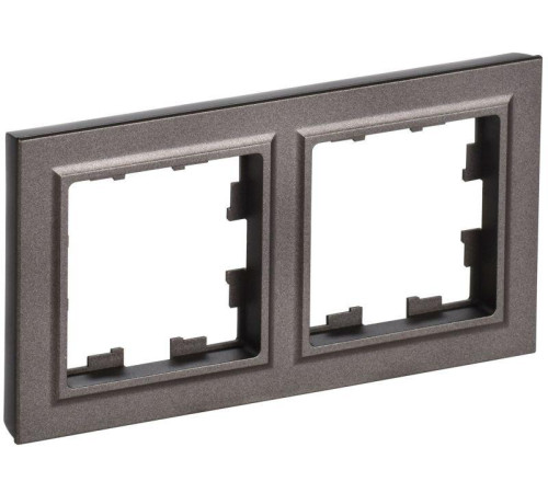 Рамка 2-м IP44 BRITE РУ-2-БрТБ-44 бронза IEK BR-M22-44-K45 Рамка 2-м IP44 BRITE РУ-2-БрТБ-44 бронза IEK BR-M22-44-K45