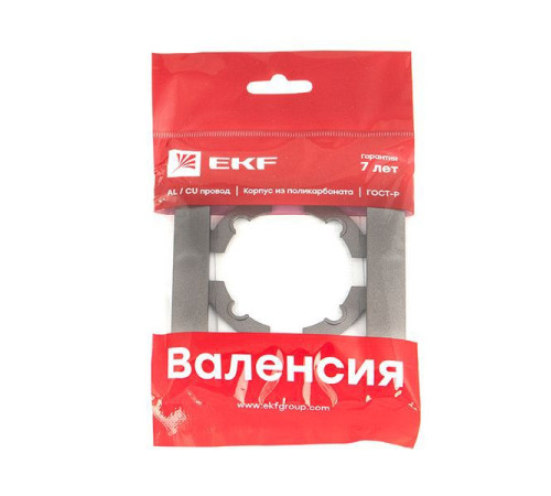 Рамка 1-м Валенсия графит EKF EWM-G-301-60