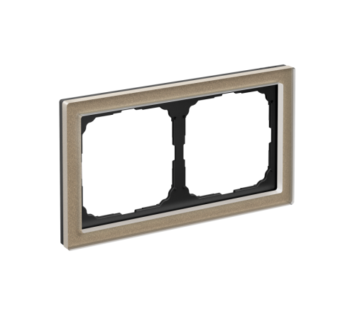 Рамка 2-м ArtGallery Pure органич. стекло шампань SE GAL320502