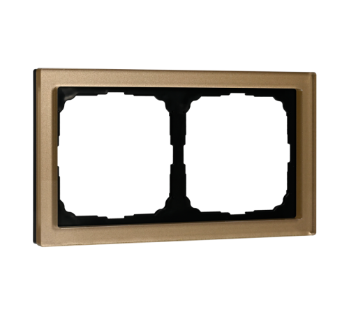 Рамка 2-м ArtGallery Pure органич. стекло шампань SE GAL320502