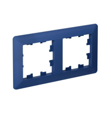 Рамка 2-м AtlasDesign Air аквамарин/дым. черн. SE ATN221102