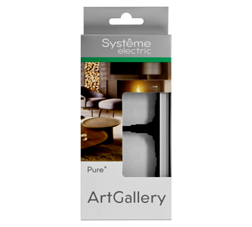 Рамка 2-м ArtGallery Pure органич. стекло алюм. SE GAL320302
