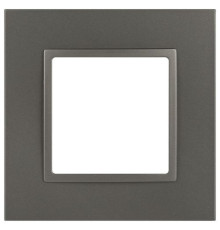 Рамка для розеток и выключателей ЭРА Elegance 14-5011-16 Classic на 1 пост титан Эра Б0065823