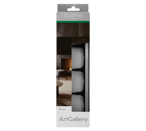 Рамка 4-м ArtGallery Pure метал. алюм. SE GAL312104