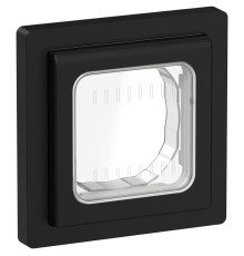 Рамка 1-м СП FLITE Рпро-1-55-ФлЧ IP55 черн. IEK FI-M10-32-55-K02