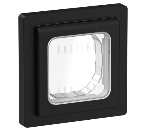 Рамка 1-м СП FLITE Рпро-1-55-ФлЧ IP55 черн. IEK FI-M10-32-55-K02