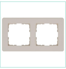 Рамка 2-м G-Flex тауп Jasmart G1102T
