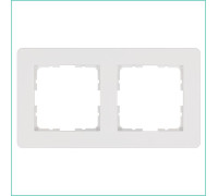 Рамка 2-м G-Flex бел. глянцевый Jasmart G1102W