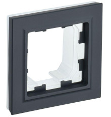 Рамка 1-м IP44 BRITE РУ-1-БрГ-44 графит IEK BR-M12-44-K53