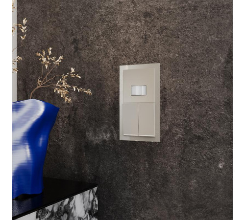 Рамка 2-м S70 стеклян. шелк Voltum VLS110204