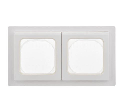 Рамка 2-м СП FLITE Рпро-2-55-ФлБ IP55 бел. IEK FI-M20-32-55-K01