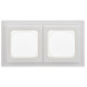 Рамка 2-м СП FLITE Рпро-2-55-ФлБ IP55 бел. IEK FI-M20-32-55-K01