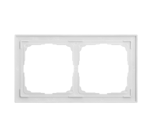 Рамка 2-м ArtGallery Pure матов. органич. стекло бел. SE GAL330102