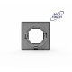 Рамка 1-м Pixel IP44 карбон TOKOV ELECTRIC TKE-PX-RM1-C14-IP44