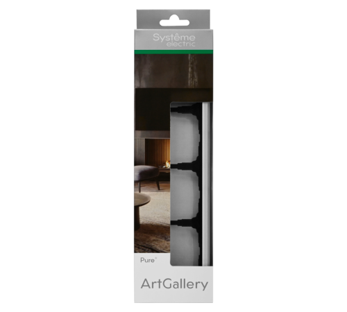 Рамка 4-м ArtGallery Pure органич. стекло алюм. SE GAL320304