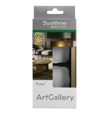 Рамка 2-м ArtGallery Pure метал. латунь SE GAL312202