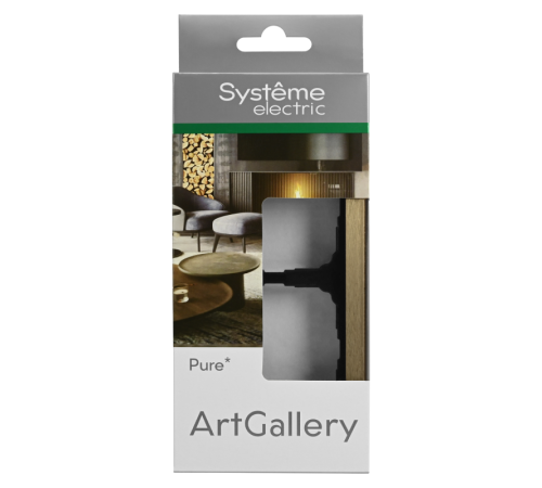 Рамка 2-м ArtGallery Pure метал. латунь SE GAL312202