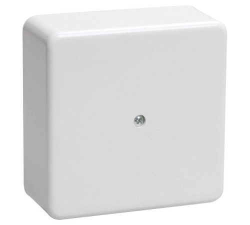 Коробка распаячная ОП КМ 75х75х28 бел. IEK UKO10-075-075-028-K01-E Коробка распаячная ОП КМ 75х75х28 бел. IEK UKO10-075-075-028-K01-E