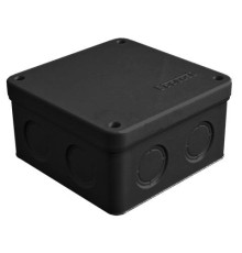 Коробка распределительная ОП 105х105х56мм IP54 7 выходов без гермовводов крышка на винтах материал - полипропилен черн. Epplast 115065