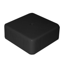 Коробка распределительная ОП 78х78х30мм IP41 6 выходов крышка с винтовым креплением материал - полипропилен черн. Epplast 170211