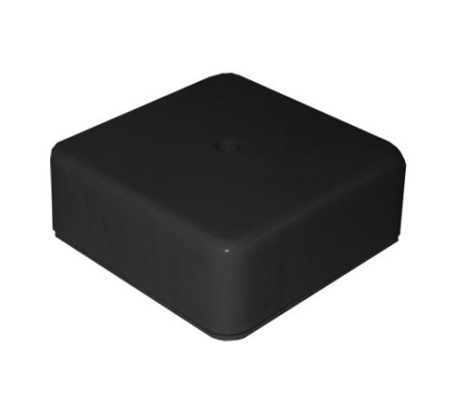 Коробка распределительная ОП 78х78х30мм IP41 6 выходов крышка с винтовым креплением материал - полипропилен черн. Epplast 170211