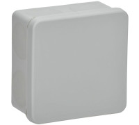 Коробка распаячная ОП КМ42455 100х100х50мм IP67 8 вводов сер. IEK UKO21-100-100-050-K41-66