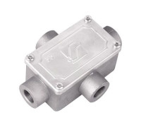 Коробка ответвительная 118х83х42мм 4 ввода М20х1.5 IP55 алюм. DKC 6430-20