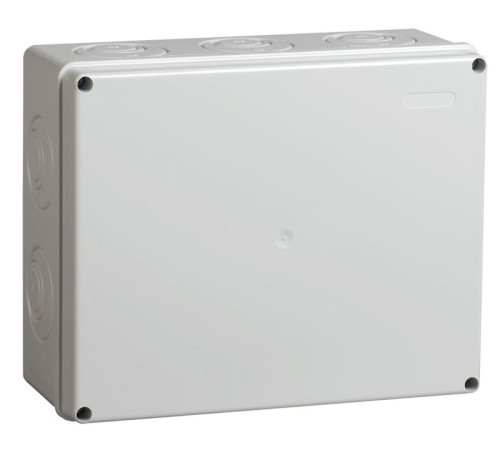Коробка распаячная ОП 240х195х90 IP55 КМ41272 RAL7035 IEK UKO10-240-195-090-K41-55