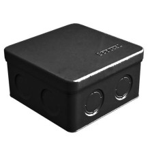 Коробка распределительная ОП 105х105х56мм IP54 7 выходов без гермовводов крышка защелкивающаяся материал - полипропилен черн. Epplast 105035