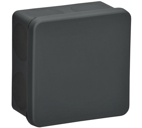 Коробка распаячная ОП КМ42455 100х100х50мм IP67 8 вводов черн. IEK UKO21-100-100-050-K02-66