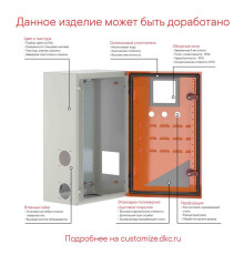 Корпус навесной STE с М/П двухдверный 1400х1000х300мм DKC R5STE1413