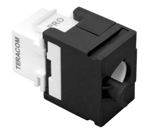 Модуль Keystone кат.5E неэкранир. 110 IDC 180град. самозажимной (Toolless) черн. TERACOM PRO EKF TRP-KSTN-T180D-5EUTP-BLK