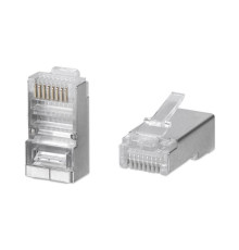 Коннектор RJ-45(8P8C) кат.5Е экранированный универсальный TOKOV Eletrcic TKE-CN-5E24-STP