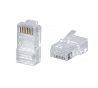 Коннектор RJ-45(8P8C) кат.5Е неэкранированный универсальный TOKOV Eletrcic TKE-CNR-5E24-UTP