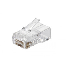 Вилка RJ45 Q-PLUG кат.6 UTP для полевой установки без цвета (уп.50шт) Eurolan 13A-U6-11WT