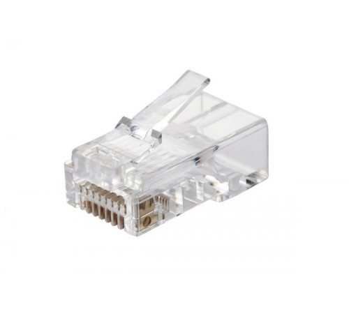 Вилка RJ45 Q-PLUG кат.6 UTP для полевой установки без цвета (уп.50шт) Eurolan 13A-U6-11WT