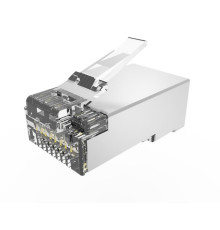 Коннектор RJ-45(8P8C) кат.6 экранированный универсальный TOKOV Eletrcic TKE-CNR-623-STP