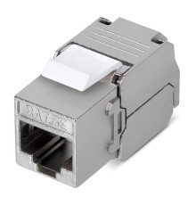Модуль Keystone Jack RJ-45(8P8C) FTP экранир. кат.5e тип 180град. самозажимной PRO Rexant 02-0071